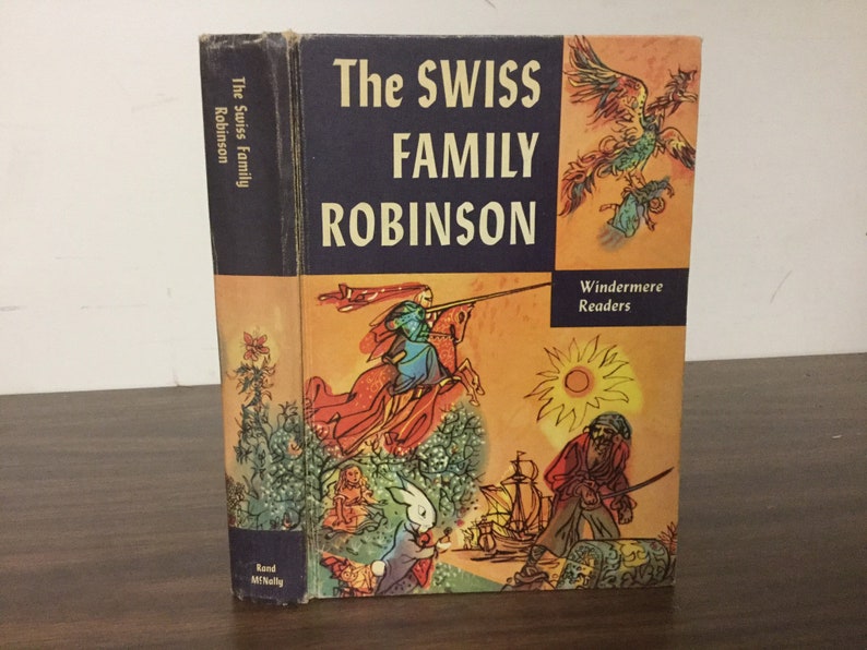 58 Best Seller Antique Swiss Family Robinson Book with Best Writers