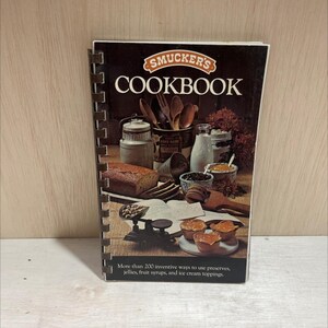 smucker&#39;s cookbook book, by unknown, 1976 Paperback RARE-R71-B8-D_14