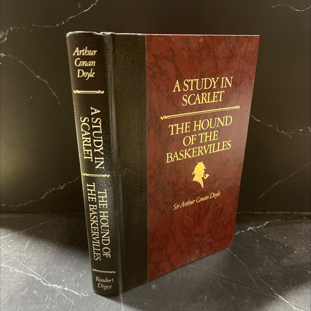A Study in Scarlet the Hound of the Baskervilles Book, by Sir Arthur ...