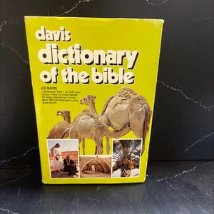 davis dictionary of the bible book, by john d. davis, 1977 Hardcover RARE-R68-B7-D_26