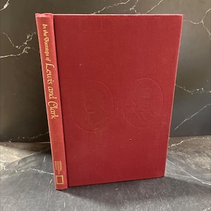 in the footsteps of lavis and clark book, by gerald s. snyder, 1970 Hardcover RARE-R66-B7-D_106