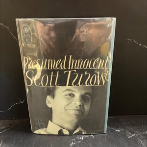 presumed innocent book, by Scott Turow, 1994 Hardcover RARE-R68-B8-D_145