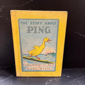 the story about ping book, by marjorie flack kurt wiese, 1961 Hardcover RARE-R68-B7-H_138