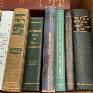 Vintage Engineering 14 Books 1table1828 - Etsy