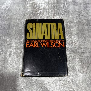 112 sinatra an unauthorized biography book, by Earl Wilson, 1976 Hardcover RARE-R64-B8-B_140