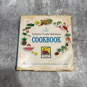 the general foods kitchens cookbook book, by the women of general foods kitchens, 1959 Hardcover RARE-R66-B7-A_68