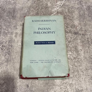 indian philosophy volume i anthology book, by sarvepalli radhakrishnan, 1965 Hardcover RARE-R69-B7-D_19