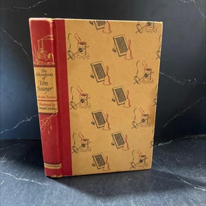 the adventures of tom sawyer book, by mark twain, 1946 Hardcover RARE-R65-B7-E_35