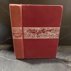 rebecca book, by daphne du maurier, 1940 Hardcover RARE-R67-B8-C_51
