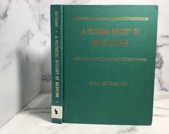 Rare Book | A Pictorial History of Medicine | 1956 | Rare, Collector's Item | Reference & Academia - Black Octopus