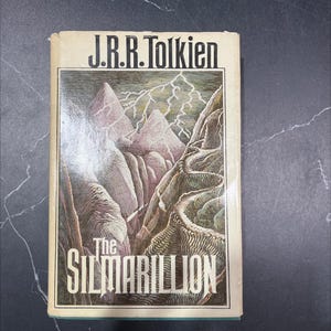 the silmarillion book, by j. r. r. tolkien, 1977 Hardcover RARE-R70-B8-E_55