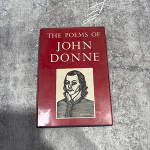 the poems of john donne book, by john donne, 1960 Hardcover RARE-R70-B7-A_37