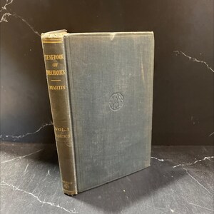 text-book of mechanics vol. i. statics book, by louis a. martin, jr., 1906 Hardcover RARE-R68-B7-H_4