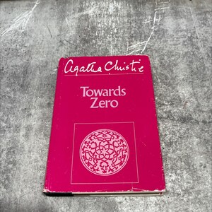 towards zero book, by agatha christie, 1972 Hardcover RARE-R69-B8-F_43