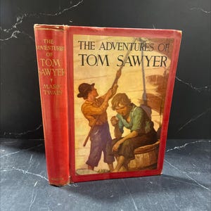 the adventures of tom sawyer book, by mark twain, 1931 Hardcover RARE-R68-B7-H_96