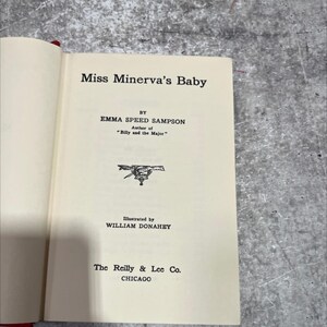 miss minerva&#39;s baby book, by emma speed sampson, 1920 Hardcover RARE-R67-B7-B_83