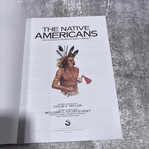 the native americans the indigenous people of north america book, by colin ftaylor, 2000 Paperback RARE-R65-B8-A_9