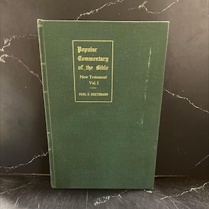 holy bible popular commentary of the bible the new testament volume i the gospel according to saint matthew the gospel RARE-R65-B8-H_109