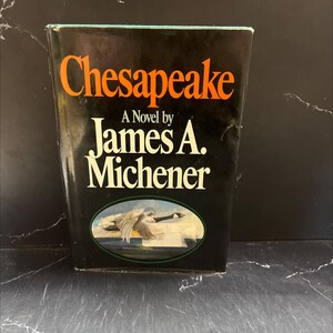 chesapeake book, by james a. michener, 1978 Hardcover RARE-R67-B7-E_66