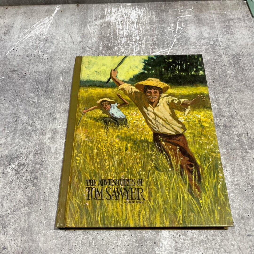 The Adventures of Tom Sawyer Book, by Mark Twain, 1970 Hardcover RARE ...