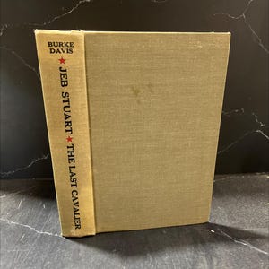 jeb stuart the last cavalier book, by burke davis, 1957 Hardcover RARE-R66-B7-E_3