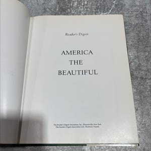 america the beautiful book, by unknown, 1977 Hardcover RARE-R67-B7-A_108