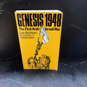 genesis 1948: the first arab-israeli war book, by Dan Kurzman, 1992 Paperback RARE-R68-B7-E_94