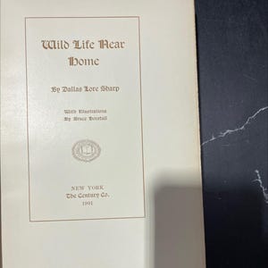 wild life mear home book, by dallas lore sharp, 1901 Hardcover RARE-R70-B8-G_46