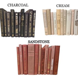 Modern Decorative Books by Color & Foot Choose your Colors Designer Decor image 10