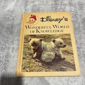 disney&#39;s wonderful world of knowledge book, by unknown, 1973 Hardcover RARE-R71-B8-A_80