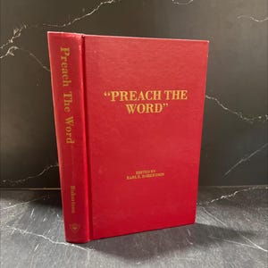 preach the word book, by earl e. robertson, 1981 Hardcover RARE-R66-B7-F_67