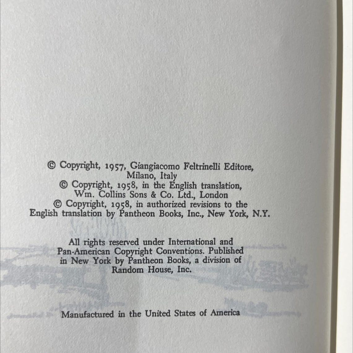 Doctor Zhivago Book, by Boris Pasternak, 1958 Hardcover RARE-R69-B8-D ...