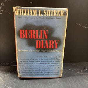 berlin diary the journal of a foreign correspondent 1934-1941 book, by william l. shirer, 1941 Hardcover RARE-R67-B7-D_65