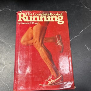the complete book of running book, by James F. Fixx, 1977 Hardcover, Vintage RARE-R71-B7-G_141