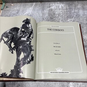 the old west the cowboys book, by William H. Forbis, 1977 Hardcover RARE-R67-B7-A_41