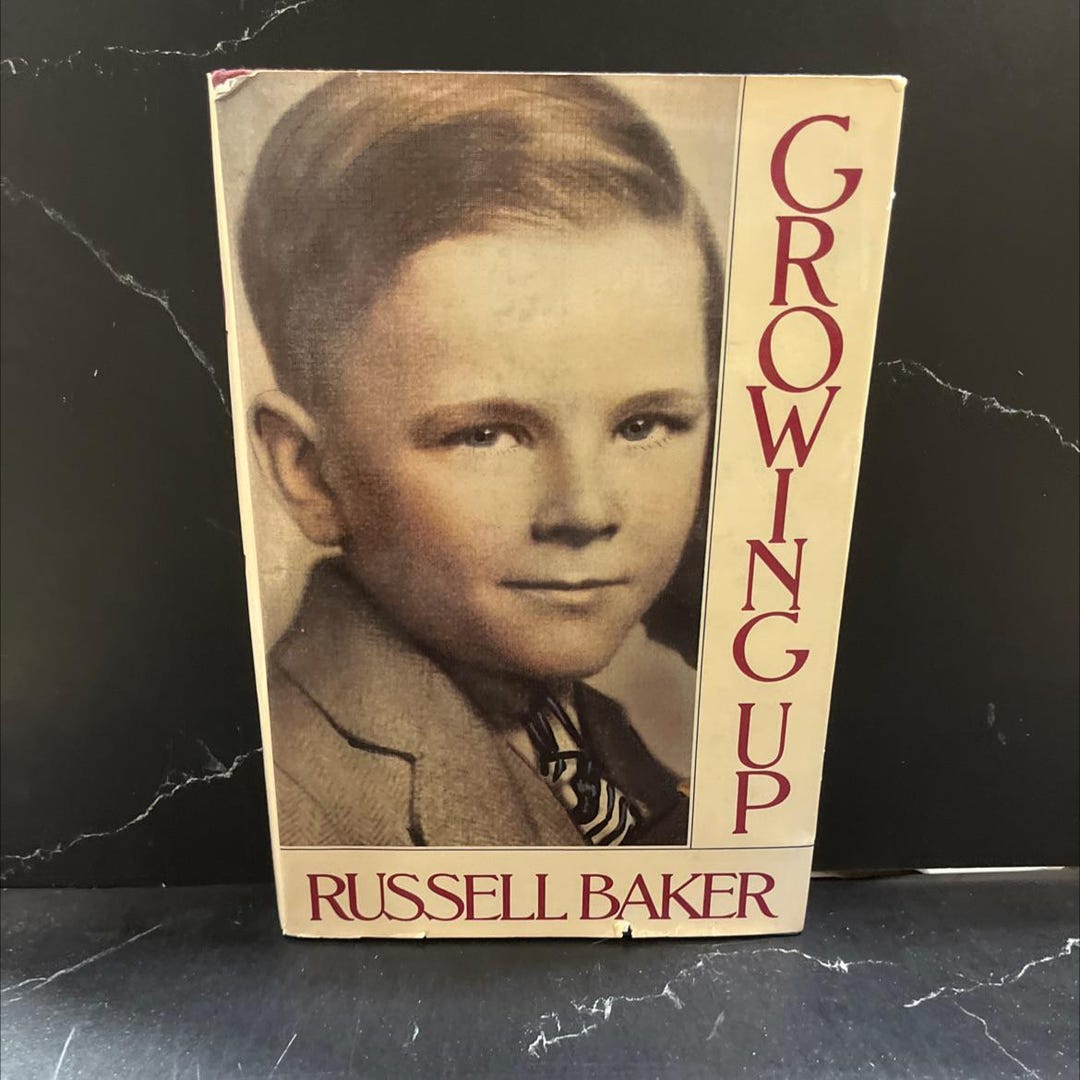 Growing up Book, by Russell Baker, 1982 Hardcover RARE-R68-B8-G_200 - Etsy