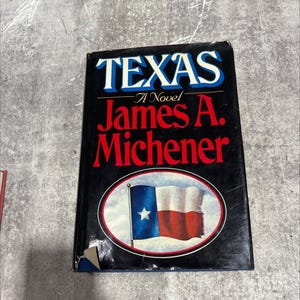 texas book, by james a. michener, 1985 Hardcover RARE-R69-B7-B_86