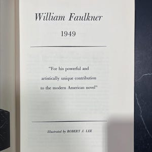 william faulkner book, by william faulkner, 1949 Hardcover RARE-R65-B8-E_119