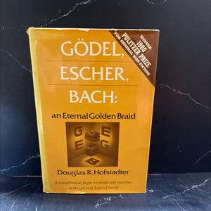 gödel, escher, bach: an eternal golden braid book, by douglas r. hofstadter, 1979 Hardcover RARE-R66-B7-C_117