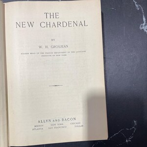 the new chardenal book, by w. h. grosjean, 1929 Hardcover RARE-R70-B8-E_4