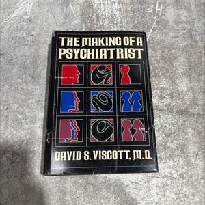 the making of a psychiatrist book, by david s. viscott, m.d., 1972 Hardcover RARE-R65-B8-C_22