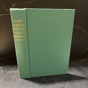 how green was my valley book, by richard llewellyn, 1940 Hardcover RARE-R69-B8-H_26