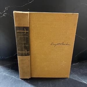 dwight d. eisenhower crusade in europe book, by dwight d. eisenhower, 1948 Hardcover RARE-R65-B8-B_35