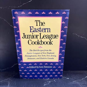 the eastern junior league cookbook book, by ann seranne, 1980 Hardcover RARE-R67-B7-H_129