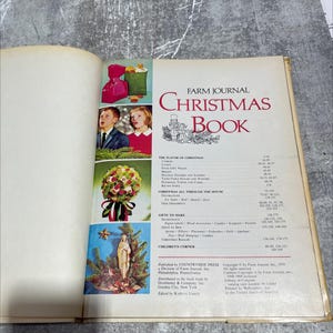 farm journal christmas book the flavor of christmas cookies book, by unknown, 1970 Hardcover RARE-R68-B7-A_131