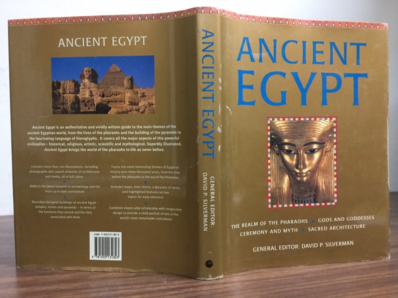 Rare Ancient Society Book Ancient Egypt David P. Silverman | Etsy