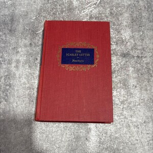 the scarlet letter book, by nathaniel hawthorne, 1949 Hardcover RARE-R67-B8-B_92