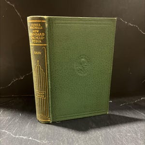 funk & wagnalls new standard encyclopedia of universal knowledge book, by frank h. vizetelly, 1931 Hardcover RARE-R64-B7-I_58