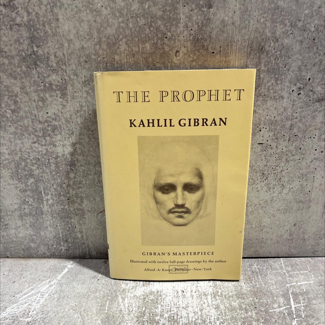 Prophet Text The Prophet Book, by Kahlil Gibran, 1988 Hardcover RARE-R71-B7-C_267 - Etsy