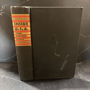 inside u. s. a. book, by john gunther, 1947 Hardcover RARE-R65-B8-B_149